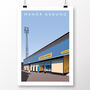 Oxford United Manor Ground London Road Entrance Poster, thumbnail 2 of 8