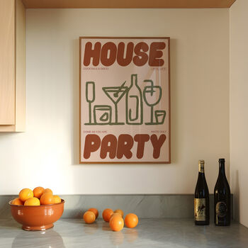 House Party Cocktail Print, 3 of 10