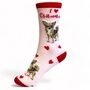 I Love Chihuahuas Socks Novelty Gift, thumbnail 3 of 6