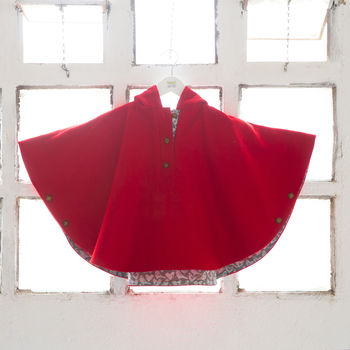 Bright Red Heritage Cape, 2 of 3