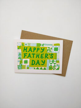 Patchwork Father's Day Card, 7 of 7