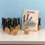 Personalised Penguin Ten Pin Bowling Kit In A Gift Bag, thumbnail 1 of 5
