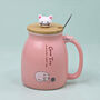 Cat Mugs Ceramic Tea Coffee In Assorted Colours G Decor, thumbnail 8 of 10
