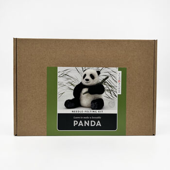 Needle Felting Kit Panda, 9 of 10