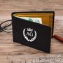 Personalised Wallet With Wreath And Initials Design, thumbnail 1 of 3