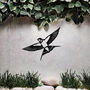 Metal Bird Wall Art For Garden Decor And Bird Lovers, thumbnail 5 of 10