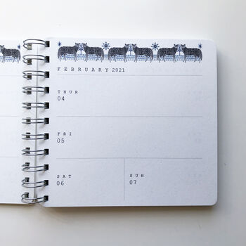 2024/2025 Diary Wolves And Moon, 2 of 8