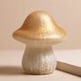 Medium Neutral Glass Mushroom Light, thumbnail 2 of 5