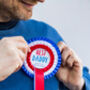 Best Daddy Personalised Fathers Day Rosette, thumbnail 1 of 8