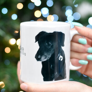 Personalised Dog Gift Photo Mug Pet Lover, 5 of 5