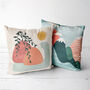 Set Of Two Abstract And Mountain Cushions, thumbnail 1 of 11