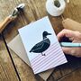 Duck Lino Card, thumbnail 1 of 2