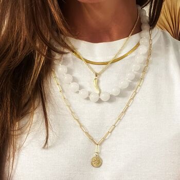 Horn Of Plenty 18ct Gold Plated Necklace, 4 of 4