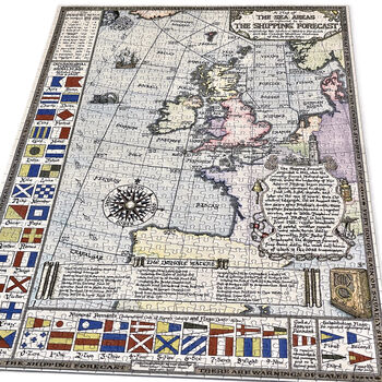 Colour Shipping Forecast Jigsaw Puzzle 500 / 1000 Pieces, 2 of 12