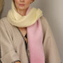Luxury Pastel Winter Scarf For Her, thumbnail 3 of 11
