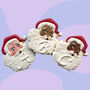 Personalised Initial Santa Iced Biscuit, thumbnail 1 of 5