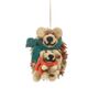 Handmade Felt Hanging Snuggly Hedgehogs Decoration, thumbnail 3 of 3