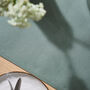 Personalised Forest Green Cotton Table Runner, thumbnail 3 of 5