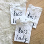 Boss Lady T Shirt In White Or Bright Pink, thumbnail 5 of 9