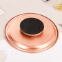 'Thankful' Etched Copper Lazy Susan Bar Tray, thumbnail 6 of 12