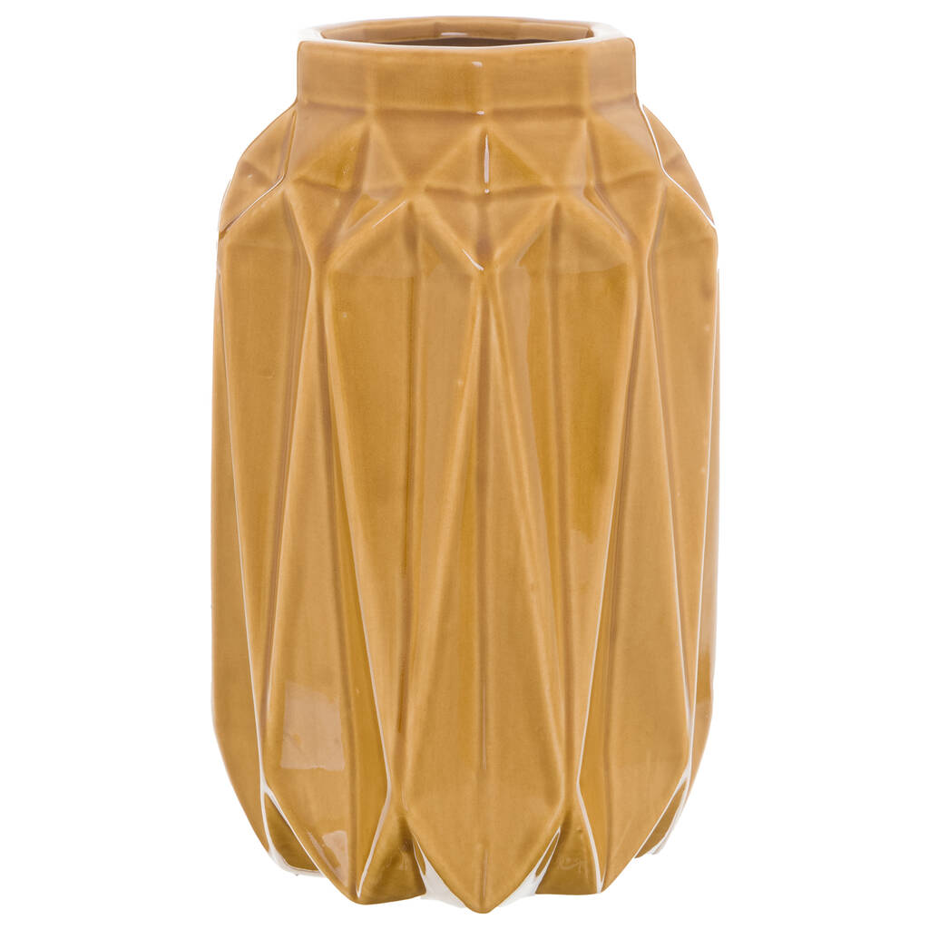 Ochre Vase By LH Interiors