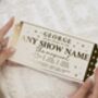 Personalised Theatre Gift Voucher, thumbnail 1 of 9
