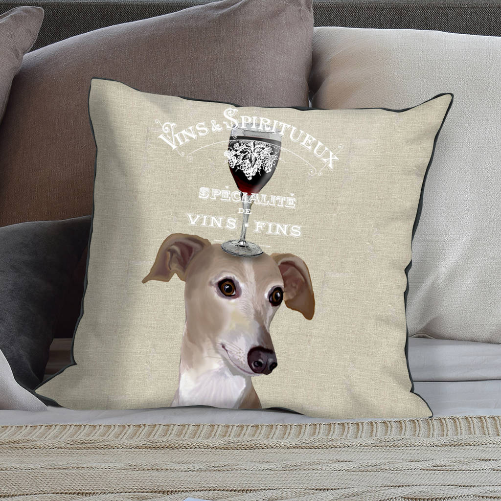 greyhound cushion