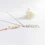 Personalised Cursive Name Pendant Necklace, thumbnail 3 of 12