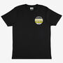 Ripe Records Unisex 90s Style Rave T Shirt In Black, thumbnail 4 of 6