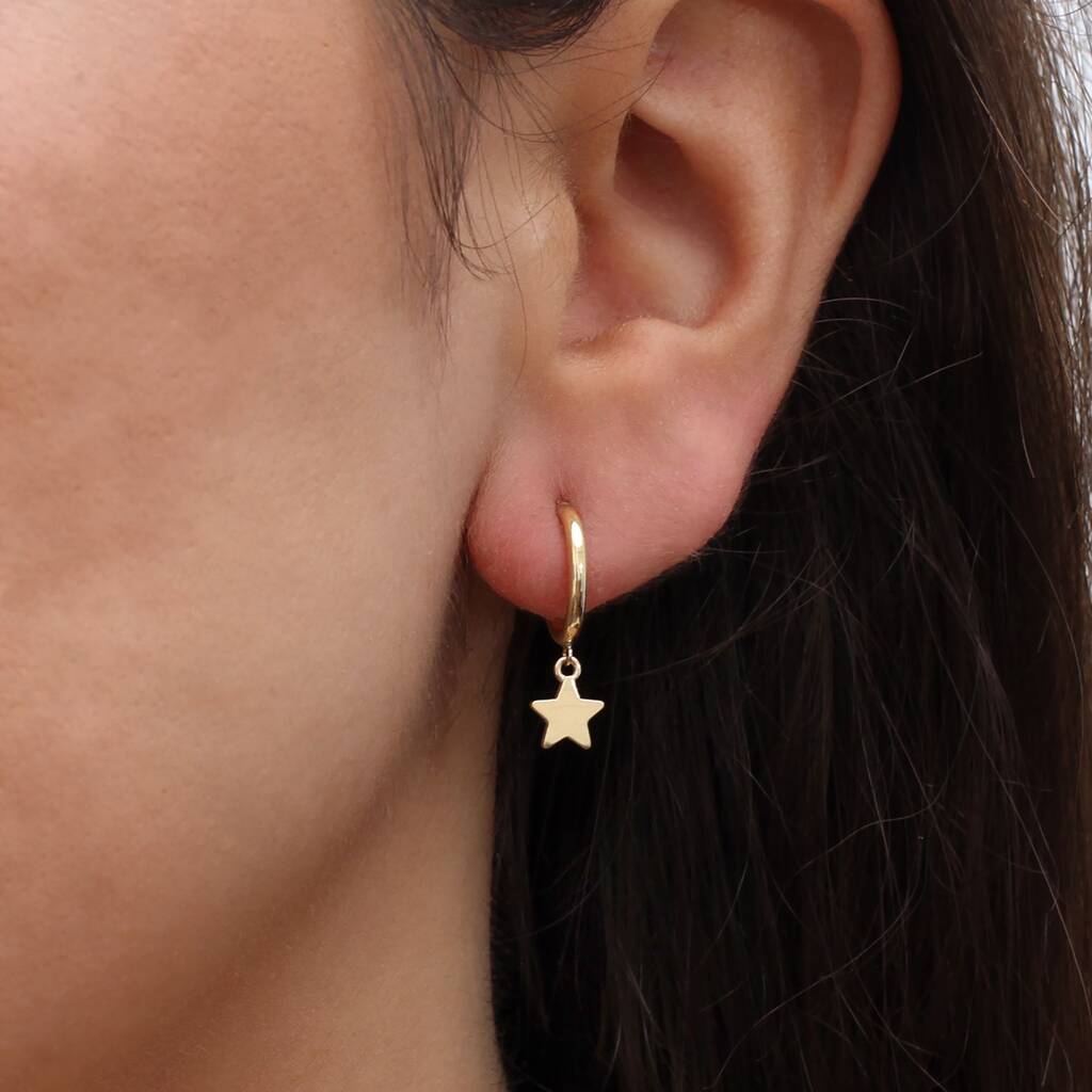 Big Star Hoop Earrings – SHAMI OFFICIAL