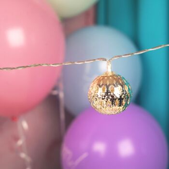 Ball Fairy Lights Silver, 7 of 7