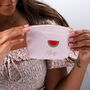 Embroidered Personalised Fruit Purse, thumbnail 2 of 4