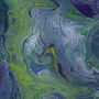 Set Of Four Hand Painted Greeting Cards 'Wave Five', thumbnail 4 of 6