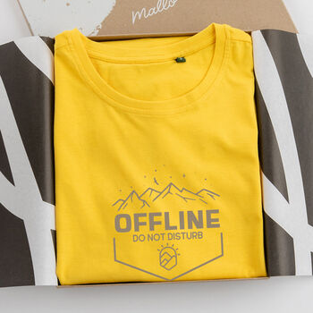 'Offline' Cotton T Shirt For Men, 3 of 7