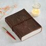 Handmade Tree Of Life Leather Journal, thumbnail 3 of 10