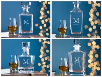 Personalised Mouth Blown Glass Decanter, 2 of 12