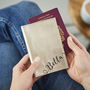 Personalised Name Leather Passport Cover, thumbnail 1 of 1