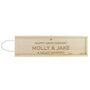 1st Anniversary Gifts Personalised Wine Bottle Box, thumbnail 2 of 7