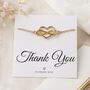 Thank You Bracelet Gift For Her, thumbnail 1 of 11