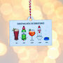 Personalised Drinks Christmas Tree Decoration, thumbnail 4 of 8