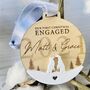Our Engaged Penguin Couple Decoration Engagement Gift, thumbnail 5 of 5