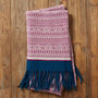 Knitted Fair Isle Blanket Wrap Ladies Scarf, thumbnail 9 of 12