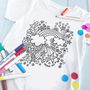 Personalised Rainbow Colour In Child's T Shirt, thumbnail 1 of 3