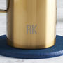Personalised Initials Gold Double Walled Cafetiere, thumbnail 4 of 4