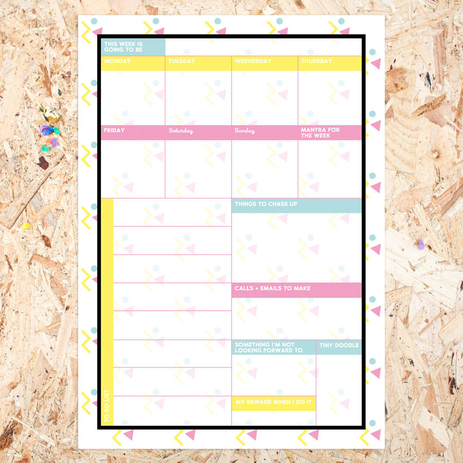 Desk Planner Stationery Gift Set By Veronica Dearly