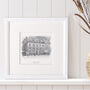 Personalised Monochrome Watercolour House Sketch, thumbnail 3 of 6