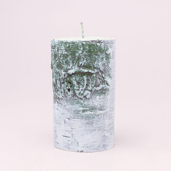 G Decor Birch Tree Effect Grey 3D Owl Pillar Candle, 3 of 6