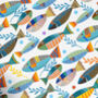Fish Wrapping Paper, thumbnail 2 of 2
