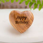 A Little 30th Birthday Hug Token, Olive Wood Heart, thumbnail 2 of 8