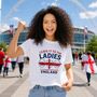 Leave It To The Ladies Football T Shirt, thumbnail 10 of 10